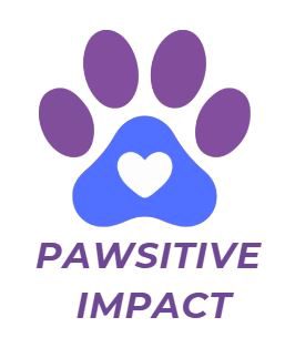 Pawsitive Impact paw and heart logo
